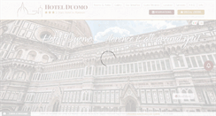 Desktop Screenshot of hotelduomofirenze.it